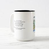 えらMontague橋絵画のマグ ツートーンマグカップ (正面左)