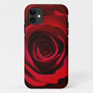 えんじ色のばら色のiPhoneの箱 iPhone 11 ケース