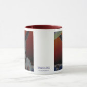 えんじ色のろば マグカップ (中央)