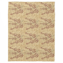 えんじ色のバイオリンラインスケッチによってしわを寄せられるペーパー一見