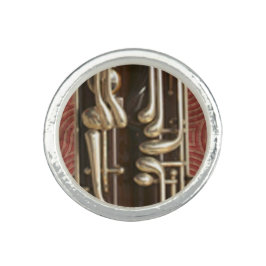 えんじ色のバスーンの鍵 リング