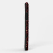 えんじ色のルビー色のグリッター Case-Mate iPhoneケース (裏面/右)