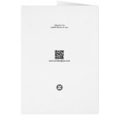 えんじ色の水彩画愛ハート (裏面)