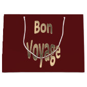 えんじ色の餞別 ラージペーパーバッグ (正面)