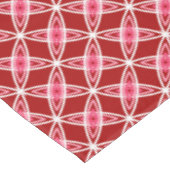 えんじ色世紀半ばのモダンな原子プリント- テーブルクロス (アングル)