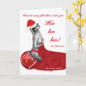 えんちみーなクリスマスカード卑猥ジョーク面白い下品な カード (黄色い花)