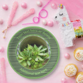 えんどうとひよこ自然アートパーソナライズパーティー ペーパープレート (パーティー)