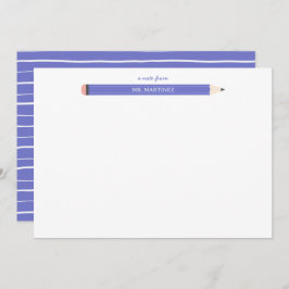 えんぴつ イラスト 学校 先生 文房具 ノートカード