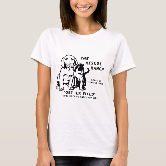 えー固定しました得て下さい Tシャツ (正面)