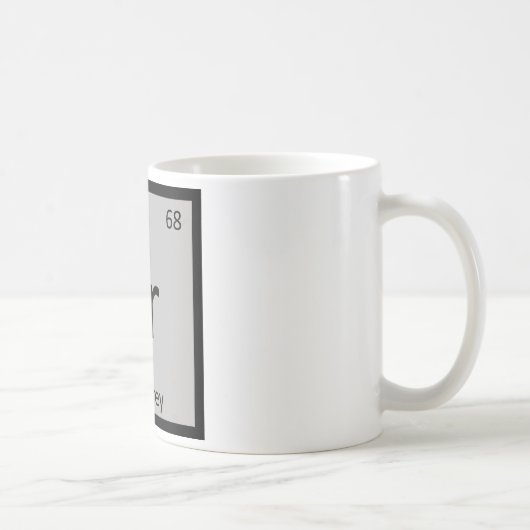 えー-伯爵の灰色の茶化学周期表の記号 コーヒーマグカップ (右)