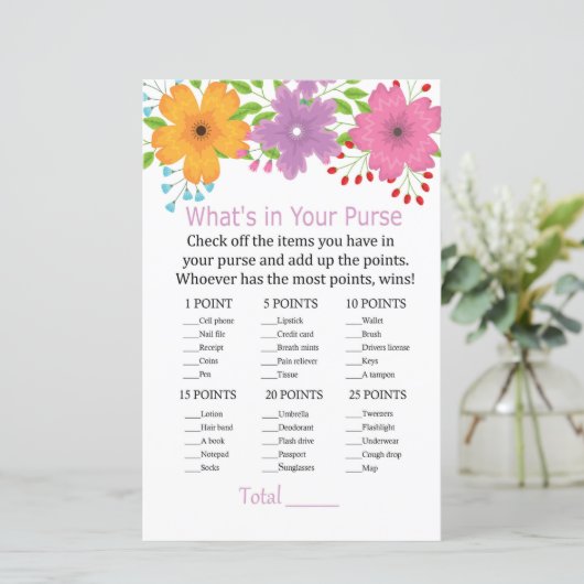 おс花あなたの財布ゲームの中に何がある (スタンド正面)