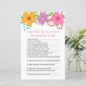 おс花の赤ちゃんシャワーのゲームをどれだけ知っているか (スタンド正面)