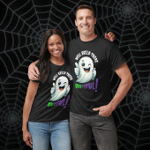 おいおもしろいおやおや！かわいいウインキング幽霊 Tシャツ