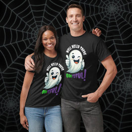 おいおもしろいおやおや！かわいいウインキング幽霊 Tシャツ