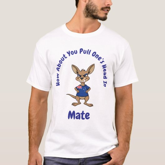 おいお前頭突っ込んでくれよ Tシャツ (正面)