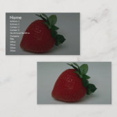 おいしいいちご 名刺 (正面/裏面)