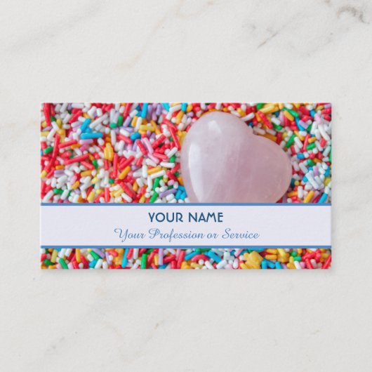 おいしいお菓子がまぶた！ 名刺 (正面)
