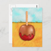 おいしいお菓子のアップル風景はがき ポストカード (正面/裏面)