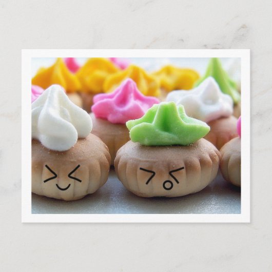 おいしいお菓子 ポストカード (正面)