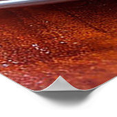 おいしいさくらんぼデザートオンプレート ポスター (角)