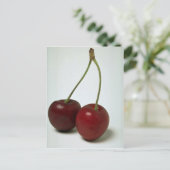 おいしいさくらんぼ ポストカード (スタンド正面)