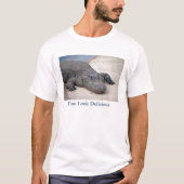 おいしいわにワイシャツを見ます Tシャツ (正面)