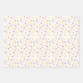 おいしいアイスクリームコーンと散水包み紙 ラッピングペーパーシート (正面3)