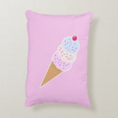 おいしいアイスクリームコーン枕 アクセントクッション (裏面(縦))