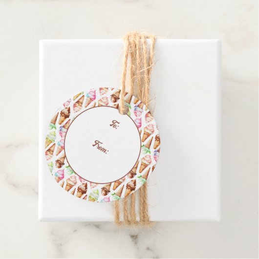 おいしいアイスクリームコーン フェイバータグ (インサイチュ)