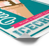 おいしいアイスクリームコーン ポスター (角)