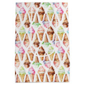 おいしいアイスクリームコーン ミディアムペーパーバッグ (裏面)