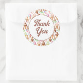 おいしいアイスクリームコーン ラウンドシール (バッグ)