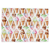 おいしいアイスクリームコーン ラージペーパーバッグ (裏面)
