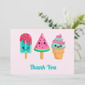 おいしいアイスクリームトリオサマーヴィーブ サンキューカード (スタンド正面)