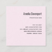 おいしいアイスクリームトリオサマーヴィーブ スクエア名刺 (裏面)