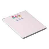 おいしいアイスクリームトリオサマーヴィーブ ノートパッド (アングル)