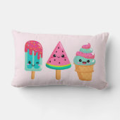 おいしいアイスクリームトリオサマーヴィーブ ランバークッション (裏面)