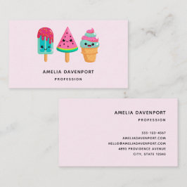 おいしいアイスクリームトリオサマーヴィーブ 名刺