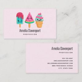 おいしいアイスクリームトリオサマーヴィーブ 名刺