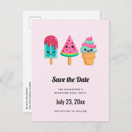 おいしいアイスクリームトリオサマーヴィーブ 案内ポストカード