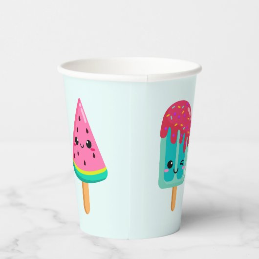 おいしいアイスクリームトリオサマーヴィーブ 紙コップ (右)