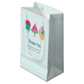 おいしいアイスクリームトリオ夏の雰囲気ありがとう スモールペーパーバッグ (正面アングル)