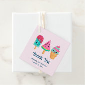 おいしいアイスクリームトリオ夏の雰囲気ありがとう フェイバータグ (インサイチュ)