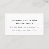 おいしいアイスクリームロゴ 名刺 (裏面)