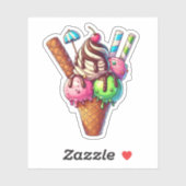 おいしいアイスクリーム シール (シート)