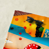 おいしいアイスクリーム ビーチタオル (インサイチュ)