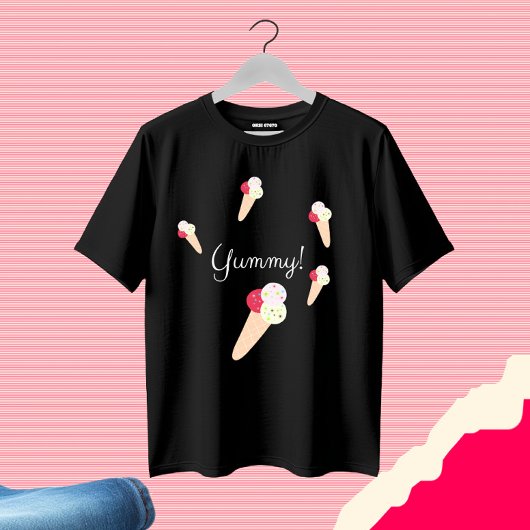 おいしいアイスクリーム Tシャツ