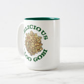 おいしいアロオゴビインディアンフードカリフラワーカレー ツートーンマグカップ (正面左)