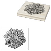 おいしいアロオゴビインディアンフードカリフラワーカレー ラバースタンプ (押印)