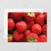おいしいイチゴ ポストカード (正面/裏面)